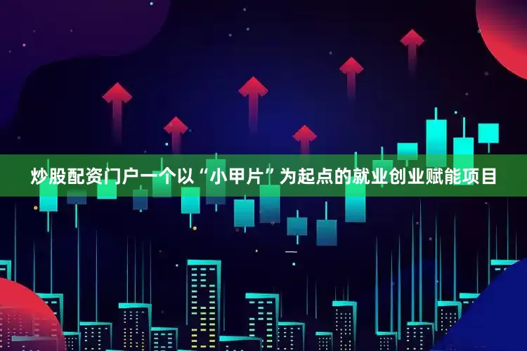 炒股配资门户一个以“小甲片”为起点的就业创业赋能项目